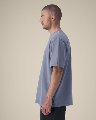 Freestyler Vintage - Das schwere Garment-Dyed Unisex-T-Shirt - G. Dyed Blue Grey - XL bedrucken, Art.-Nr. STTU073C1581X