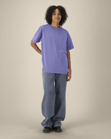 Freestyler Vintage - Das schwere Garment-Dyed Unisex-T-Shirt - G. Dyed Purple Love - XL bedrucken, Art.-Nr. STTU073C1611X