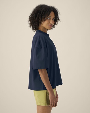 Hypster - Das Unisex-T-Shirt Boxy aus recycelter Baumwolle - French Navy - 3XL bedrucken, Art.-Nr. STTU258C7273X Hypster - Das Unisex-T-Shirt Boxy aus recycelter Baumwolle - French Navy - 3XL bedrucken, Art.-Nr. STTU258C7273X