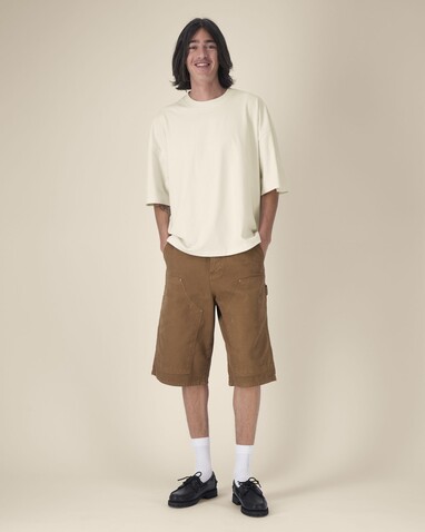 Hypster - Das Unisex-T-Shirt Boxy aus recycelter Baumwolle - Natural Raw - M bedrucken, Art.-Nr. STTU258C0541M
