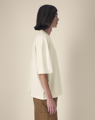 Hypster - Das Unisex-T-Shirt Boxy aus recycelter Baumwolle - Natural Raw - S bedrucken, Art.-Nr. STTU258C0541S