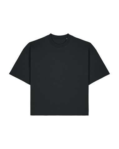 Hypster - Das Unisex-T-Shirt Boxy aus recycelter Baumwolle - Black - M bedrucken, Art.-Nr. STTU258C0021M