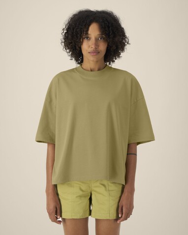 Hypster - Das Unisex-T-Shirt Boxy aus recycelter Baumwolle - Faded Olive - XXS bedrucken, Art.-Nr. STTU258C1532S Hypster - Das Unisex-T-Shirt Boxy aus recycelter Baumwolle - Faded Olive - XXS bedrucken, Art.-Nr. STTU258C1532S