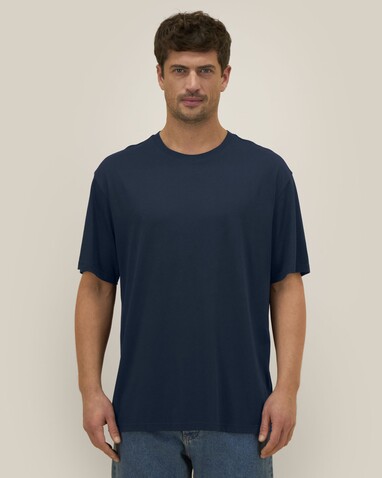 Blaker - Das Unisex-T-Shirt aus Baumwolle-TENCEL™ Modal - French Navy - S bedrucken, Art.-Nr. STTU263C7271S