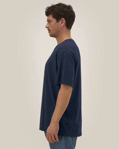 Blaker - Das Unisex-T-Shirt aus Baumwolle-TENCEL™ Modal - French Navy - 3XL bedrucken, Art.-Nr. STTU263C7273X