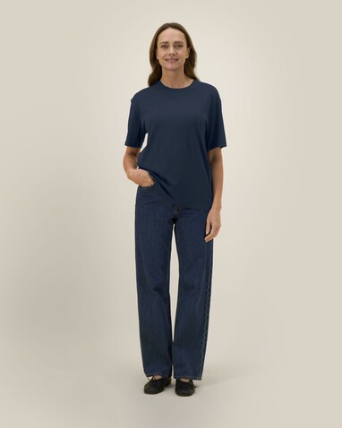 Blaker - Das Unisex-T-Shirt aus Baumwolle-TENCEL™ Modal - French Navy - S bedrucken, Art.-Nr. STTU263C7271S