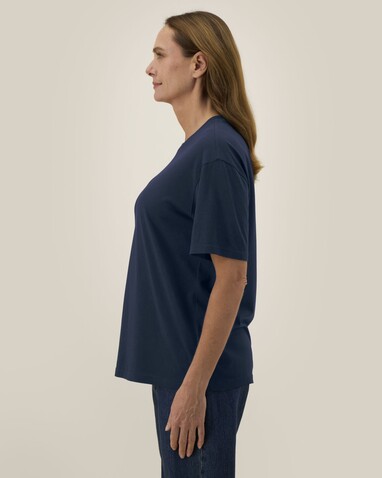 Blaker - Das Unisex-T-Shirt aus Baumwolle-TENCEL™ Modal - French Navy - XL bedrucken, Art.-Nr. STTU263C7271X