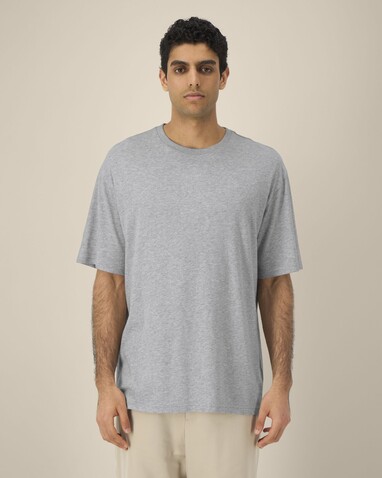 Blaker - Das Unisex-T-Shirt aus Baumwolle-TENCEL™ Modal - Heather Grey - XXS bedrucken, Art.-Nr. STTU263C2502S