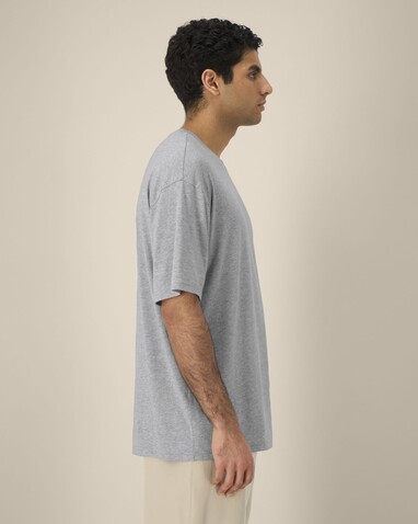 Blaker - Das Unisex-T-Shirt aus Baumwolle-TENCEL™ Modal - Heather Grey - XXL bedrucken, Art.-Nr. STTU263C2502X
