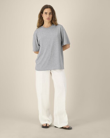 Blaker - Das Unisex-T-Shirt aus Baumwolle-TENCEL™ Modal - Heather Grey - M bedrucken, Art.-Nr. STTU263C2501M