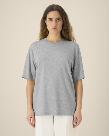 Blaker - Das Unisex-T-Shirt aus Baumwolle-TENCEL™ Modal - Heather Grey - XXS bedrucken, Art.-Nr. STTU263C2502S