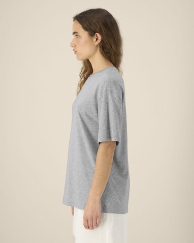 Blaker - Das Unisex-T-Shirt aus Baumwolle-TENCEL™ Modal - Heather Grey - XXS bedrucken, Art.-Nr. STTU263C2502S