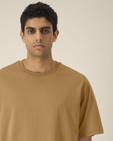 Breezer - Das Relaxed Unisex-T-Shirt - Grounded Beige - XL bedrucken, Art.-Nr. STTU964C1521X