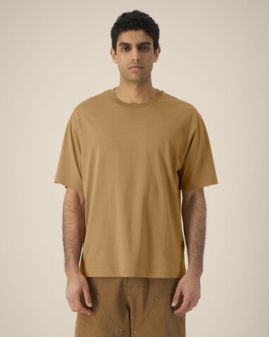 Breezer - Das Relaxed Unisex-T-Shirt - Grounded Beige - XL bedrucken, Art.-Nr. STTU964C1521X