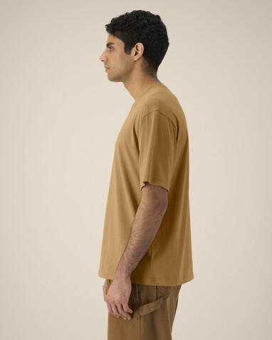Breezer - Das Relaxed Unisex-T-Shirt - Grounded Beige - 3XL bedrucken, Art.-Nr. STTU964C1523X