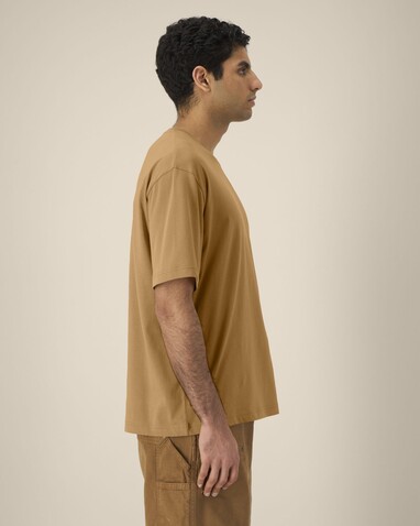 Breezer - Das Relaxed Unisex-T-Shirt - Grounded Beige - XL bedrucken, Art.-Nr. STTU964C1521X