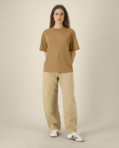 Breezer - Das Relaxed Unisex-T-Shirt - Grounded Beige - XL bedrucken, Art.-Nr. STTU964C1521X