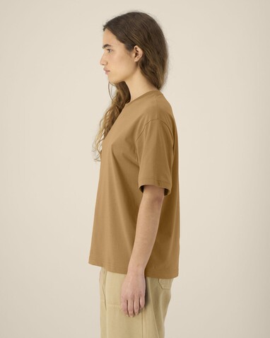 Breezer - Das Relaxed Unisex-T-Shirt - Grounded Beige - XL bedrucken, Art.-Nr. STTU964C1521X