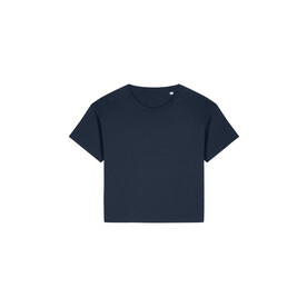 Stella Etta - Das Damen-T-Shirt aus Baumwolle-TENCEL™ Modal - French Navy - XXL bedrucken, Art.-Nr. STTW264C7272X