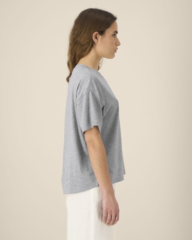 Stella Etta - Das Damen-T-Shirt aus Baumwolle-TENCEL™ Modal - Heather Grey - XL bedrucken, Art.-Nr. STTW264C2501X Stella Etta - Das Damen-T-Shirt aus Baumwolle-TENCEL™ Modal - Heather Grey - XL bedrucken, Art.-Nr. STTW264C2501X