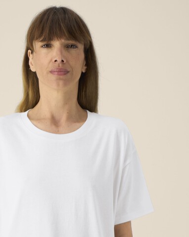 Stella Etta - Das Damen-T-Shirt aus Baumwolle-TENCEL™ Modal - White - L bedrucken, Art.-Nr. STTW264C0011L Stella Etta - Das Damen-T-Shirt aus Baumwolle-TENCEL™ Modal - White - L bedrucken, Art.-Nr. STTW264C0011L