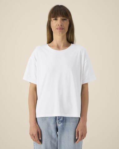 Stella Etta - Das Damen-T-Shirt aus Baumwolle-TENCEL™ Modal - White - XL bedrucken, Art.-Nr. STTW264C0011X Stella Etta - Das Damen-T-Shirt aus Baumwolle-TENCEL™ Modal - White - XL bedrucken, Art.-Nr. STTW264C0011X