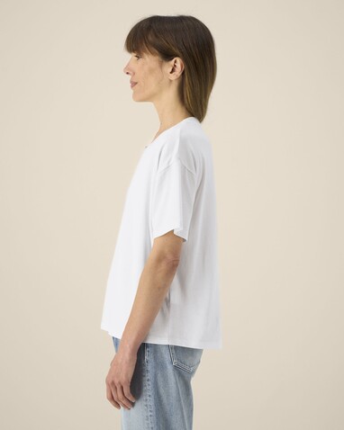 Stella Etta - Das Damen-T-Shirt aus Baumwolle-TENCEL™ Modal - White - XL bedrucken, Art.-Nr. STTW264C0011X Stella Etta - Das Damen-T-Shirt aus Baumwolle-TENCEL™ Modal - White - XL bedrucken, Art.-Nr. STTW264C0011X
