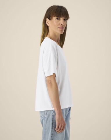 Stella Etta - Das Damen-T-Shirt aus Baumwolle-TENCEL™ Modal - White - L bedrucken, Art.-Nr. STTW264C0011L Stella Etta - Das Damen-T-Shirt aus Baumwolle-TENCEL™ Modal - White - L bedrucken, Art.-Nr. STTW264C0011L
