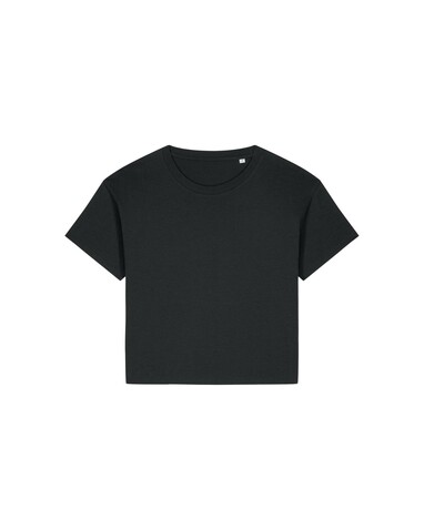 Stella Etta - Das Damen-T-Shirt aus Baumwolle-TENCEL™ Modal - Black - XXL bedrucken, Art.-Nr. STTW264C0022X