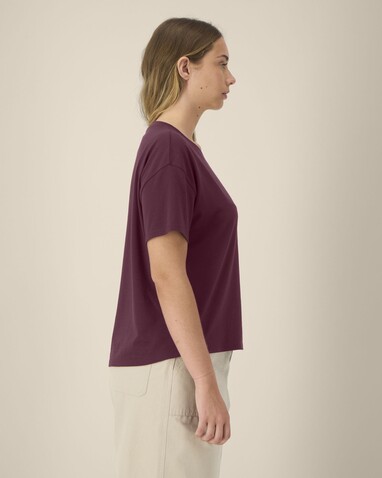 Stella Etta - Das Damen-T-Shirt aus Baumwolle-TENCEL™ Modal - Deep Plum - XS bedrucken, Art.-Nr. STTW264C151XS Stella Etta - Das Damen-T-Shirt aus Baumwolle-TENCEL™ Modal - Deep Plum - XS bedrucken, Art.-Nr. STTW264C151XS