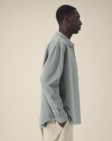 Worker Shirt - Das Relaxed Unisex-Hemd - G. Dyed Misty Grey - L bedrucken, Art.-Nr. STWU975C1571L Worker Shirt - Das Relaxed Unisex-Hemd - G. Dyed Misty Grey - L bedrucken, Art.-Nr. STWU975C1571L