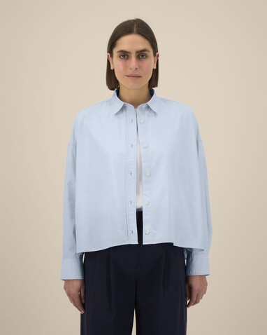 Stella Harper - Das Boxy Damen-Hemd - Summer Blue - L bedrucken, Art.-Nr. STWW270C3661L