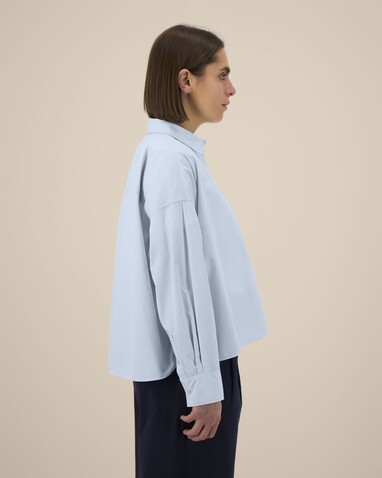 Stella Harper - Das Boxy Damen-Hemd - Summer Blue - M bedrucken, Art.-Nr. STWW270C3661M Stella Harper - Das Boxy Damen-Hemd - Summer Blue - M bedrucken, Art.-Nr. STWW270C3661M