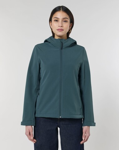 Stella Discoverer - Die Damen-Softshelljacke mit Kapuze - Stargazer - S bedrucken, Art.-Nr. STJW159C7021S Stella Discoverer - Die Damen-Softshelljacke mit Kapuze - Stargazer - S bedrucken, Art.-Nr. STJW159C7021S