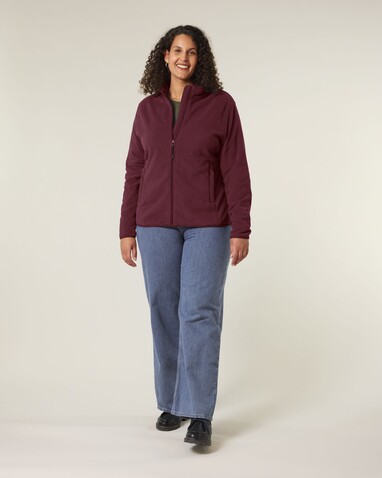 Stella Guider - Die Damen-Fleecejacke - Burgundy - XXL bedrucken, Art.-Nr. STJW239C2442X