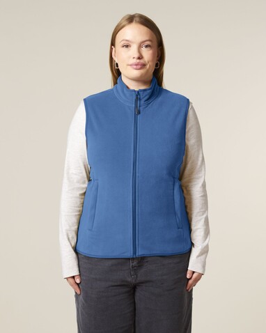 Stella Quester - Die Damen-Fleeceweste - Mindful Blue - XL bedrucken, Art.-Nr. STJW241C7291X Stella Quester - Die Damen-Fleeceweste - Mindful Blue - XL bedrucken, Art.-Nr. STJW241C7291X