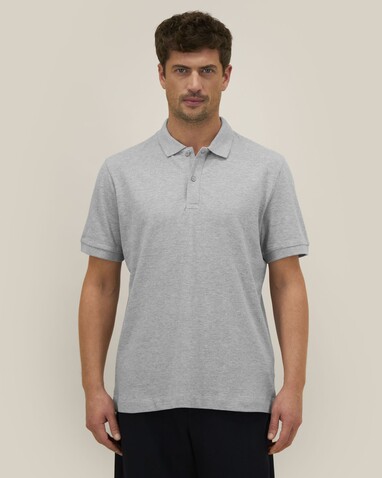 Prepster 2.0 - Das Unisex-Polo - Heather Grey - 3XL bedrucken, Art.-Nr. STPU222C2503X