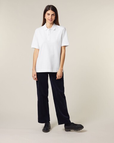 Prepster 2.0 - Das Unisex-Polo - White - S bedrucken, Art.-Nr. STPU222C0011S Prepster 2.0 - Das Unisex-Polo - White - S bedrucken, Art.-Nr. STPU222C0011S
