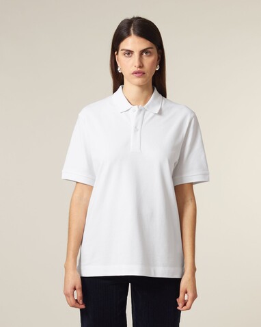 Prepster 2.0 - Das Unisex-Polo - White - M bedrucken, Art.-Nr. STPU222C0011M Prepster 2.0 - Das Unisex-Polo - White - M bedrucken, Art.-Nr. STPU222C0011M