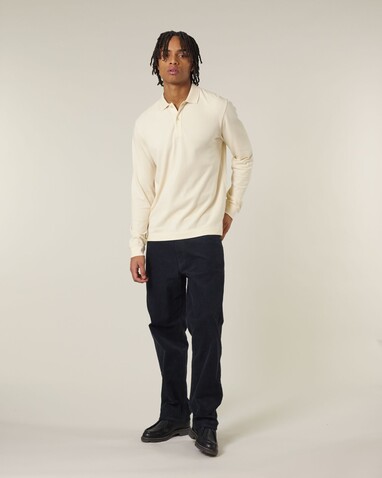 Prepster 2.0 Long Sleeve - Das Langarm-Unisex-Polo - Natural Raw - S bedrucken, Art.-Nr. STPU223C0541S Prepster 2.0 Long Sleeve - Das Langarm-Unisex-Polo - Natural Raw - S bedrucken, Art.-Nr. STPU223C0541S