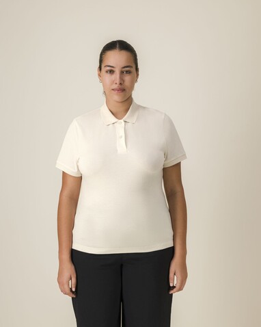 Stella Coaster - Das Damen-Polo - Natural Raw - M bedrucken, Art.-Nr. STPW977C0541M
