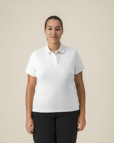 Stella Coaster - Das Damen-Polo - White - 3XL bedrucken, Art.-Nr. STPW977C0013X