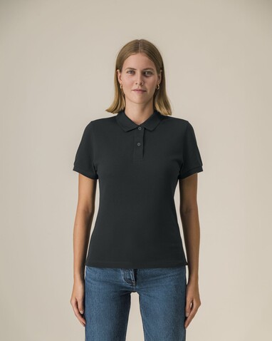 Stella Coaster - Das Damen-Polo - Black - M bedrucken, Art.-Nr. STPW977C0021M Stella Coaster - Das Damen-Polo - Black - M bedrucken, Art.-Nr. STPW977C0021M