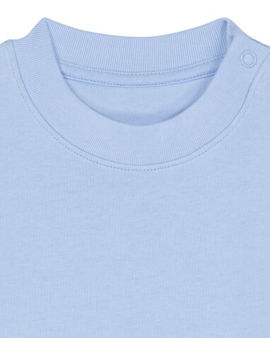 Baby Changer - Das Iconic Baby-Rundhals-Sweatshirt - Blue Soul - 6-12 m/68-80cm bedrucken, Art.-Nr. STSB920C149B2