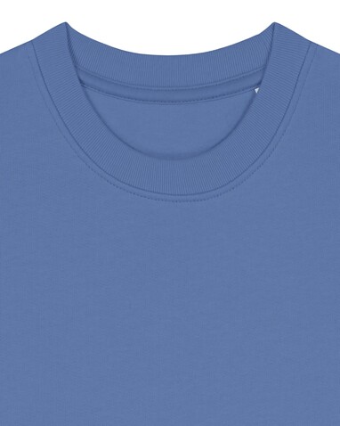 Mini Changer 2.0 - Das Iconic Kinder-Sweatshirt - Bright Blue - 7-8/122-128cm bedrucken, Art.-Nr. STSK181C05307