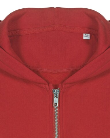 Mini Cultivator 2.0 - Der Iconic Kinder-Zip-Hoodie - Red - 12-13/152-158cm bedrucken, Art.-Nr. STSK182C00412