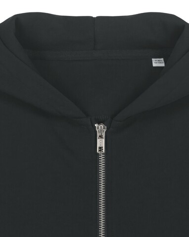 Mini Cultivator 2.0 - Der Iconic Kinder-Zip-Hoodie - Black - 7-8/122-128cm bedrucken, Art.-Nr. STSK182C00207