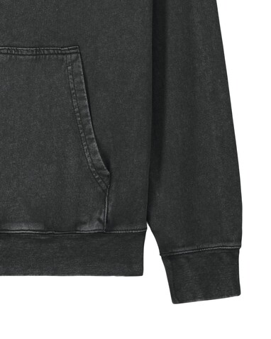 Archer Vintage - Der Garment-Dyed Unisex-Hoodie aus French Terry - G. Dyed Black Rock - XXL bedrucken, Art.-Nr. STSU040C1402X