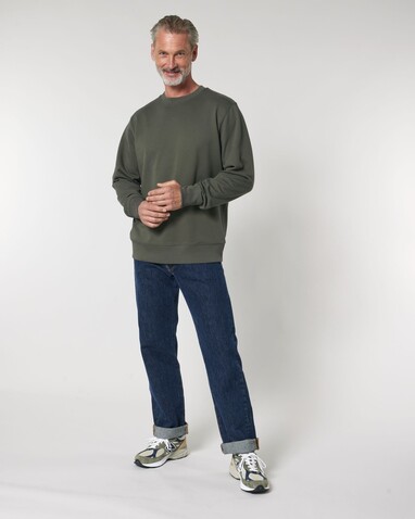 Changer 2.0 - Das Iconic Rundhals-Unisex-Sweatshirt - Khaki - M bedrucken, Art.-Nr. STSU178C2231M