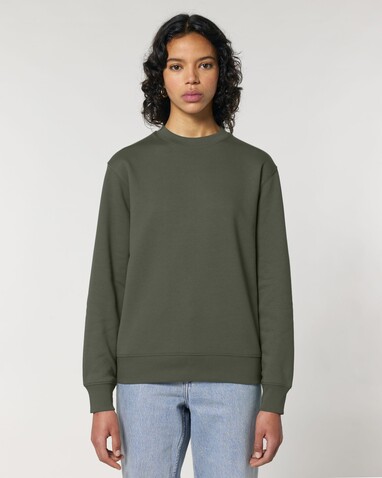 Changer 2.0 - Das Iconic Rundhals-Unisex-Sweatshirt - Khaki - XL bedrucken, Art.-Nr. STSU178C2231X